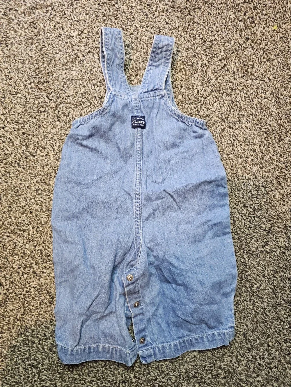 Vintage Carter's Overalls 3-6 Months Embroidered 